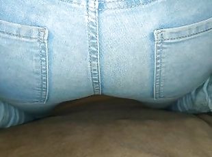 pisser, amateur, culotte, solo, jeans, réalité