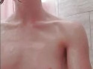 bañando, masturbación, pezones, orgasmo, delgada, amateur, babes, adolescente, masaje, jóvenes18