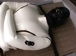 udendørs, legetøj, bdsm, strømper, fetish, latex, bondage, brunette