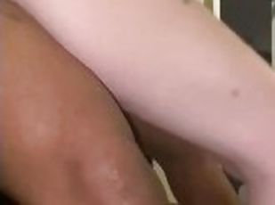 traseiros, amador, interracial, hardcore, pov, patrão, branco, morena, tatuagem, áspero