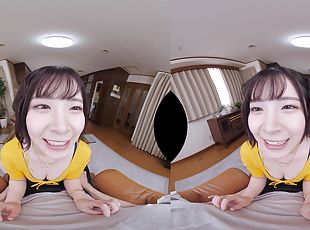 60fps 4K POV VR Asian porn hardcore with cumshot - sexy brunette Japanese