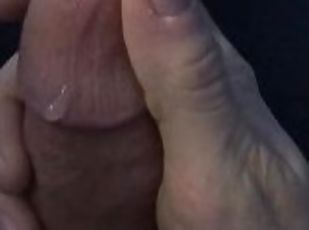 Big leaky white cock dripping precum and cumshot