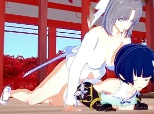 kantutin-na-parang-aso, tsupa, tomboy-lesbian, lunok, tamod, anime, hentai, 3d, cowgirl