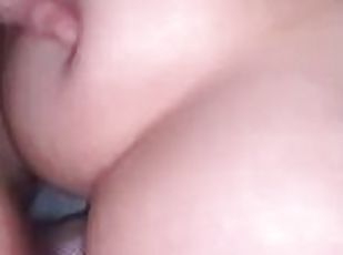 POV GF Creams on Dick in Doggy + Cumshot