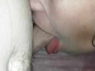 fru, amatör, avsugning, milf, bbw, blond, retande