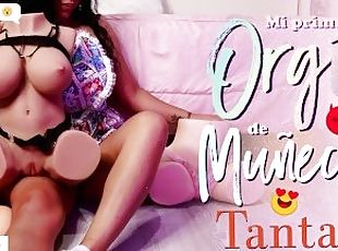 masturbaatio, orgasmi, pillu-pussy, ruikkiminen, lesbo-lesbian, kolmisin, punapää, nukke