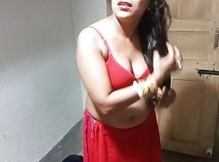 Wife come out of the bathroom then fucket in the bedroom desi rough sex
