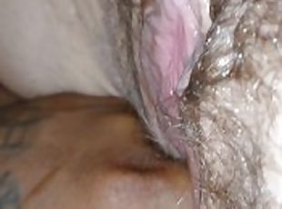 White clit tongue bath with tongue ????