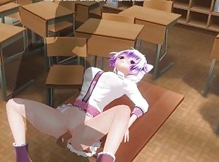 orgamus, schulmädchen, dilettant, babe, junge, creampie, anime, hentai, 3d, klassenzimmer