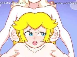 Princess Rosalina Pounding Princess Peach  4K