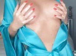 masturbación, orgasmo, amateur, madurita-caliente, rubia, a-solas