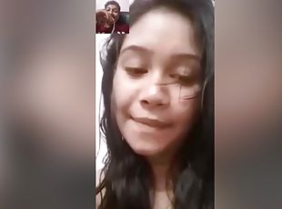 Cute Bangla Shy Girl Shows Her Boobs On Video Call