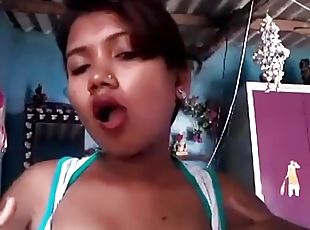 Sexy Bhojpuri Boob Show Solo Selfie Video