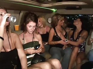 Sweet girls get naked in the car - amateur sex