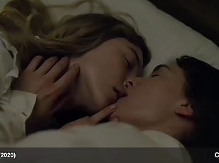 Kate Winslet naked lesbian sex with Saoirse Ronan bare buttocks