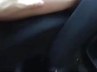 car masturbating - Homemade Sex