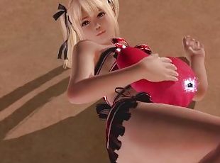 Dead or Alive Xtreme Venus Vacation Marie Rose Valentine's Day Heart Cushion Pose Fanservice Appreci