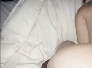 Slim white teen with a giant ass