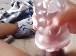 Milked my dick w my fleshlight