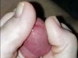 I let him lick his cum off my feet