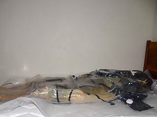 bøsse, sovende, bdsm, amerikansk, fetish, latex, bondage