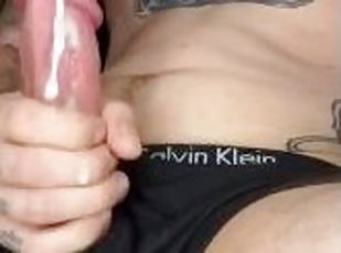 Cum all over myself