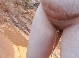 Pissing on a hike