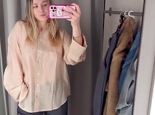 See through Transparent blouses TRy on Haul