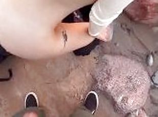 HUGE cumshot in Zion with college chick