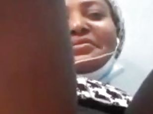 Video call from a Congolese slut