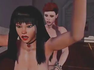 baignade, transsexuelle, fellation, hardcore, travesti, trou-de-la-gloire, blonde, toilette, chevauchement, 3d