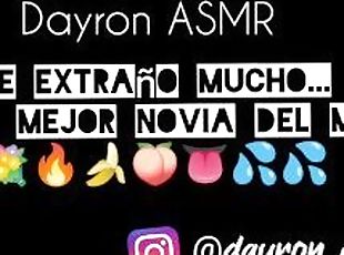 ASMR Audio Erótico - Te extraño mucho, eres la mejor novia del mundo...