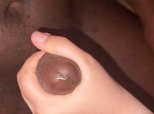 amateur, ejaculation-sur-le-corps, énorme-bite, interracial, branlette, horny, blanc, bite