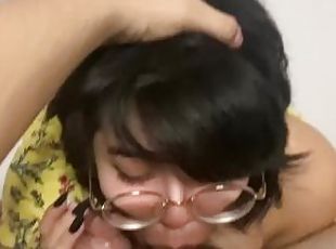 gordo, amador, chupanços, adolescente, latina, mãe, garganta-funda, bbw, bochechuda, pov