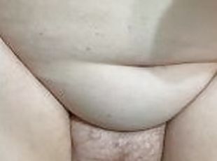 suurtiss, karvane, tussu, naine, amatöör, creampie, bbw, paksuke, pov, sperma