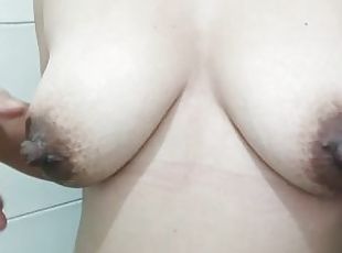 asiático, teta-grande, mamilos, público, amador, babes, mamas, fetiche, sozinho, filipina