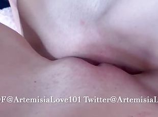 Pornstar Artemisia Love hot lesbian pussy scissoring POV OF@ArtemisiaLove101