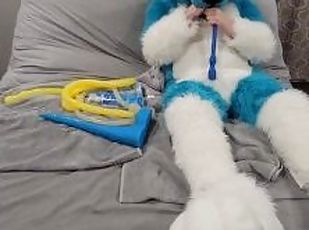 Murrsuiter deepthroats long toys