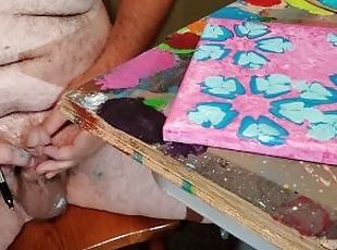 Dong Ross dick painting session: Frost Giant Flowers
