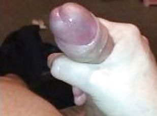 masturbation, amatör, cumshot, gigantisk-kuk, sprut, brittisk, soffa, ensam, vått, kuk