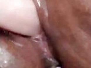 Stuffing My Pussi With White Cock **Double Penetration**