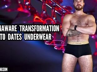 Unaware transformation into date Underwear