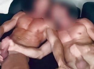 masturbation, amateur, énorme-bite, gay, branlette, couple, sexe-de-groupe, musclé, bite