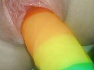 masturbation, orgasme, chatte-pussy, jouet, point-de-vue, ejaculation, pute, serrée, gode, parfait