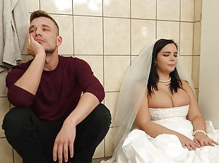 Chubby Latina bride gets intimate with her brother-in-law for wild POV