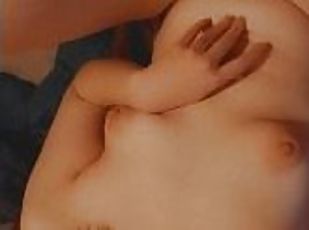 masturbation, chatte-pussy, amateur, babes, doigtage, serrée, assez, parfait, petite, humide