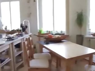 Mom Stepson Sex Kitchen