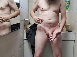 I Strip Completely Naked and Cum at Work!! So Risky!!!