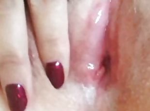 Teasing quick lunch time orgasm cum