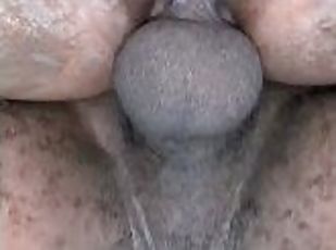 gros-nichons, chatte-pussy, amateur, ébène, énorme-bite, interracial, latina, ejaculation-interne, butin, humide